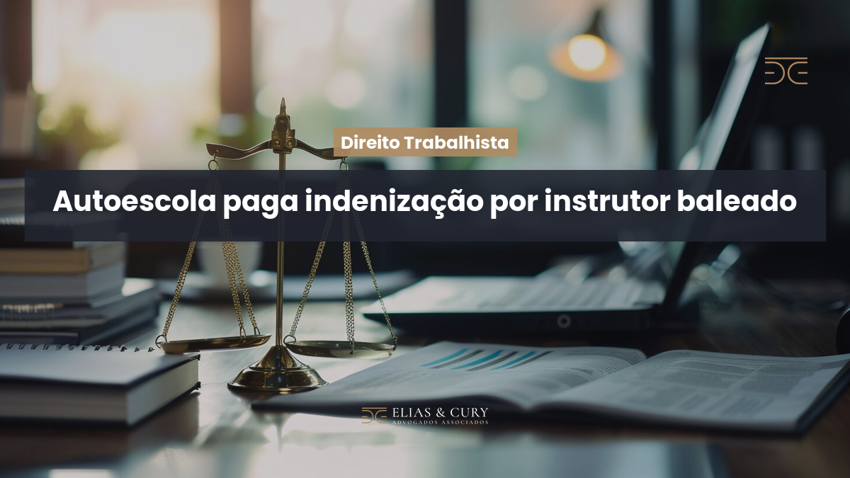 Autoescola paga indenização por instrutor baleado