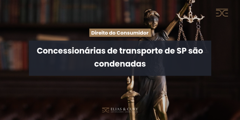 Concessionárias de transporte de SP são condenadas