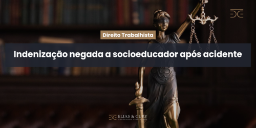 Indenização negada a socioeducador após acidente