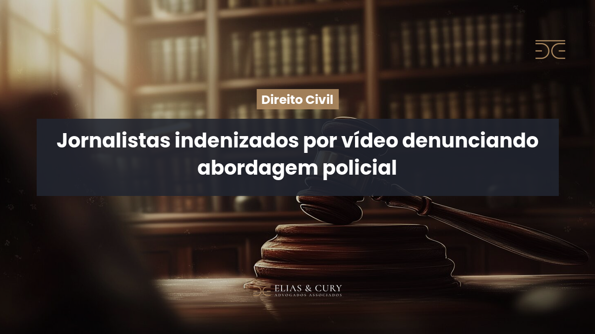 Jornalistas indenizados por vídeo denunciando abordagem policial