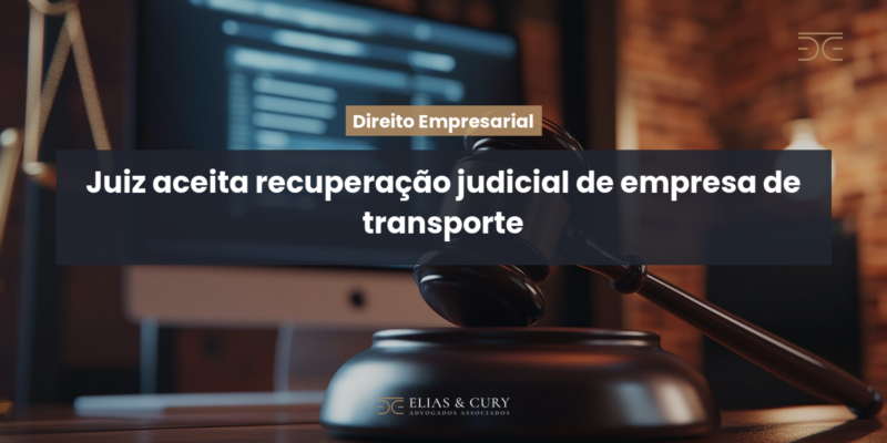 Juiz aceita recuperação judicial de empresa de transporte