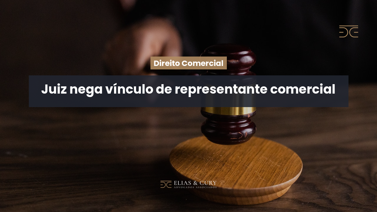 Juiz nega vínculo de representante comercial