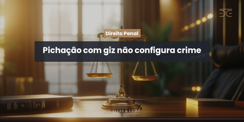 Pichação com giz não configura crime