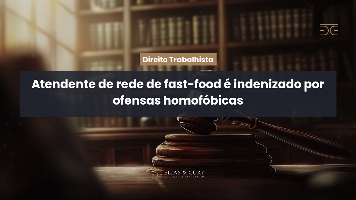 Atendente de rede de fast-food é indenizado por ofensas homofóbicas