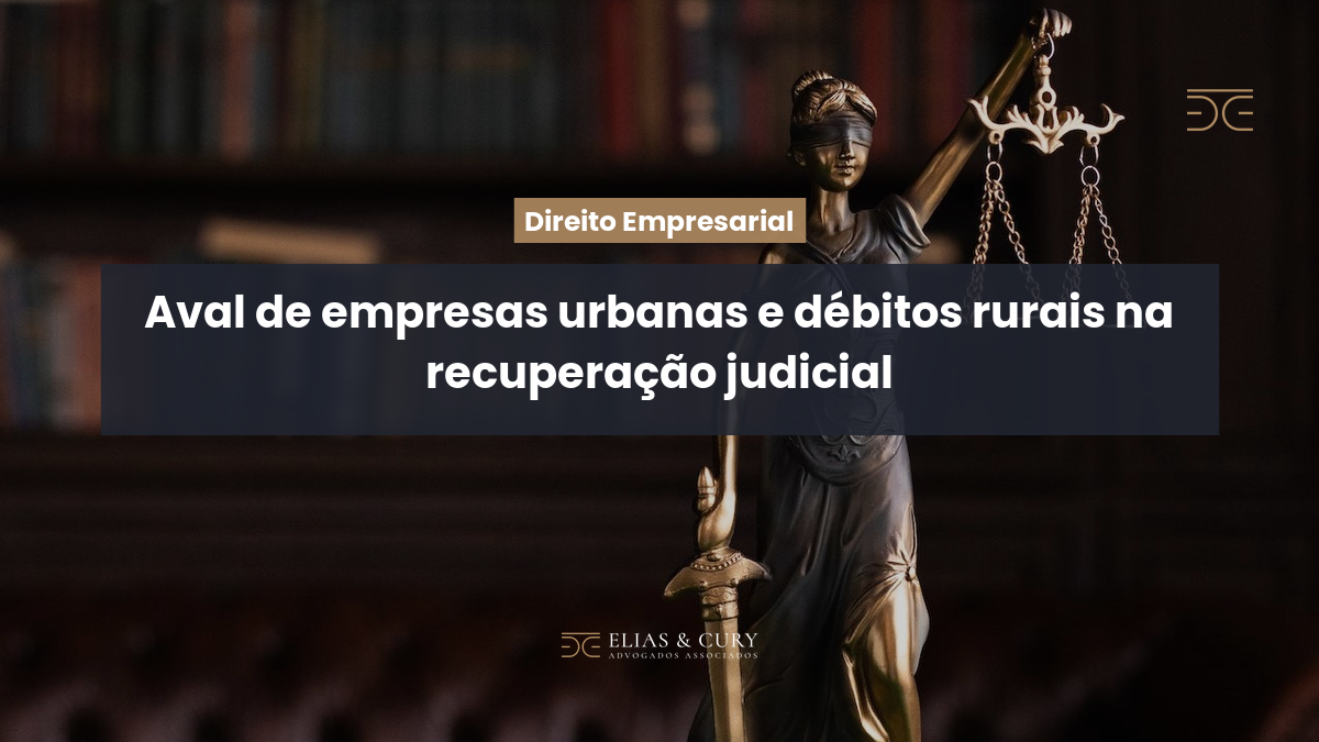 Aval de empresas urbanas e débitos rurais na recuperação judicial