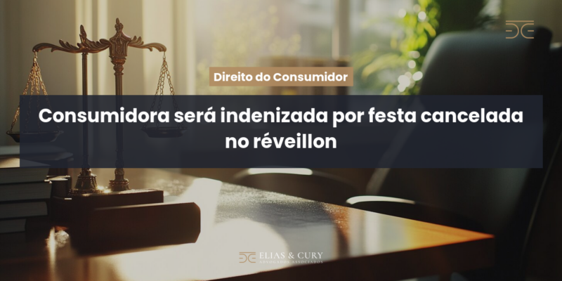 Consumidora será indenizada por festa cancelada no réveillon