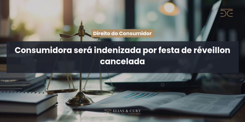 Consumidora será indenizada por festa de réveillon cancelada