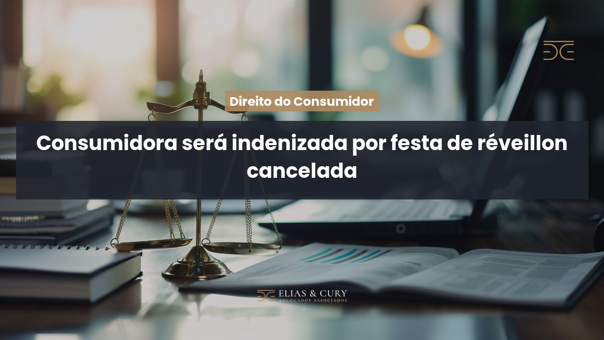Consumidora será indenizada por festa de réveillon cancelada