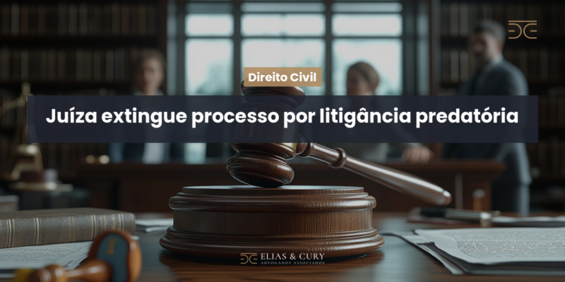 Juíza extingue processo por litigância predatória