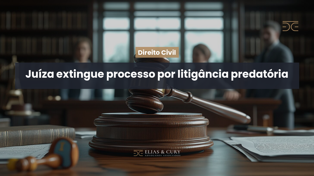 Juíza extingue processo por litigância predatória