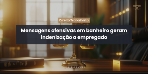 Mensagens ofensivas em banheiro geram indenização a empregado