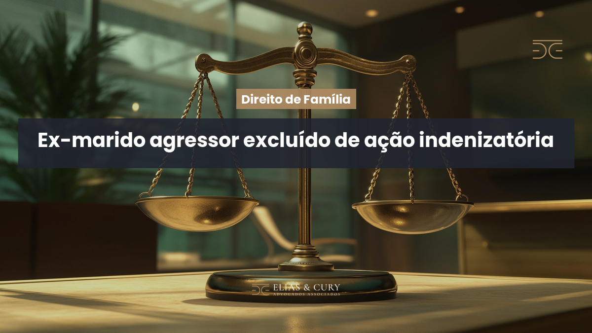 Ex-marido agressor excluído de ação indenizatória