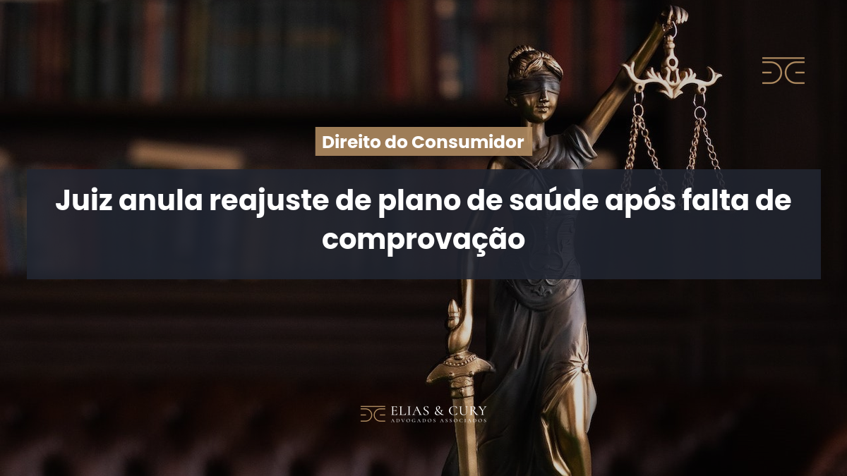 Juiz anula reajuste de plano de saúde após falta de comprovação