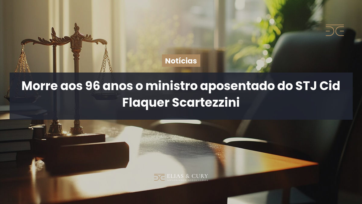 Morre aos 96 anos o ministro aposentado do STJ Cid Flaquer Scartezzini