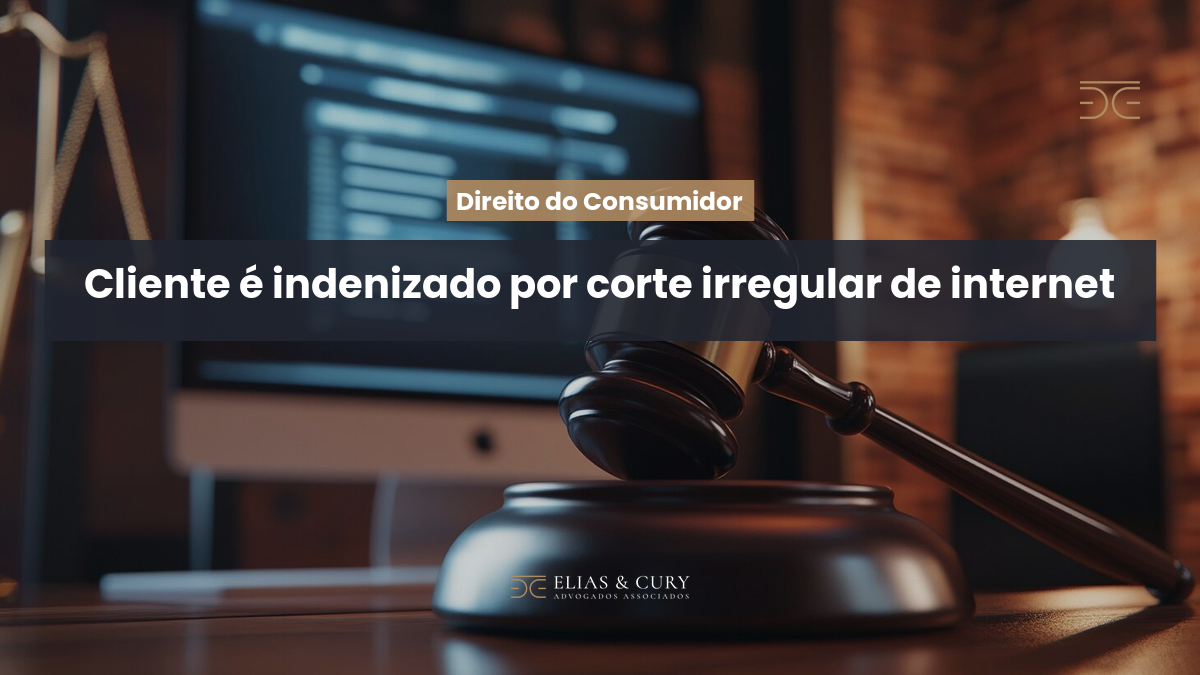 Cliente é indenizado por corte irregular de internet