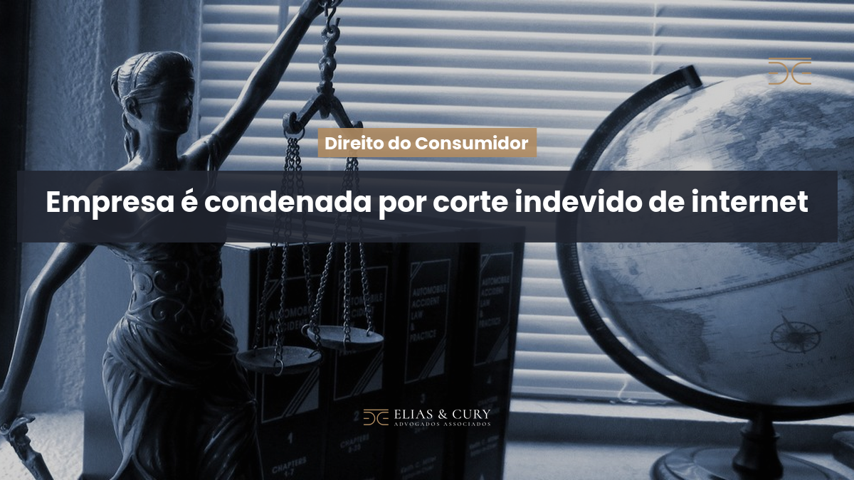 Empresa é condenada por corte indevido de internet