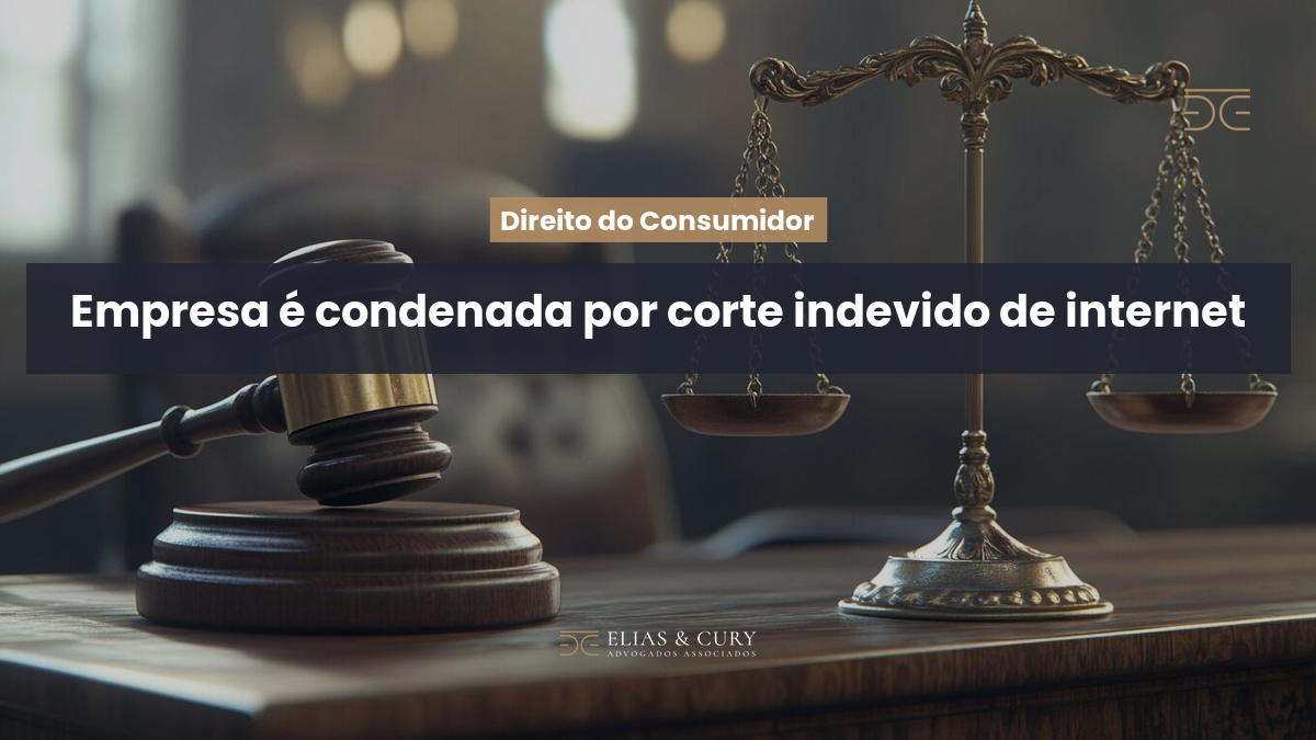 Empresa é condenada por corte indevido de internet