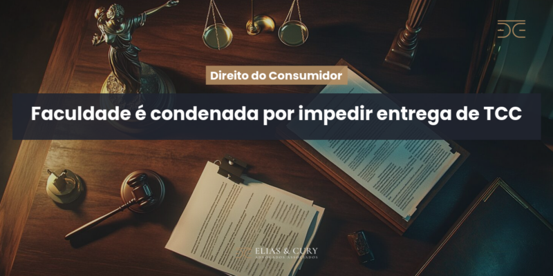 Faculdade é condenada por impedir entrega de TCC Faculdade é condenada por impedir entrega de TCC