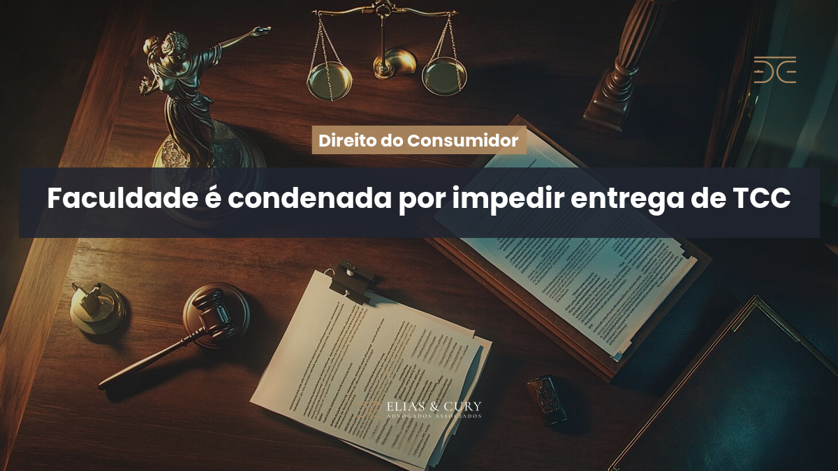 Faculdade é condenada por impedir entrega de TCC
