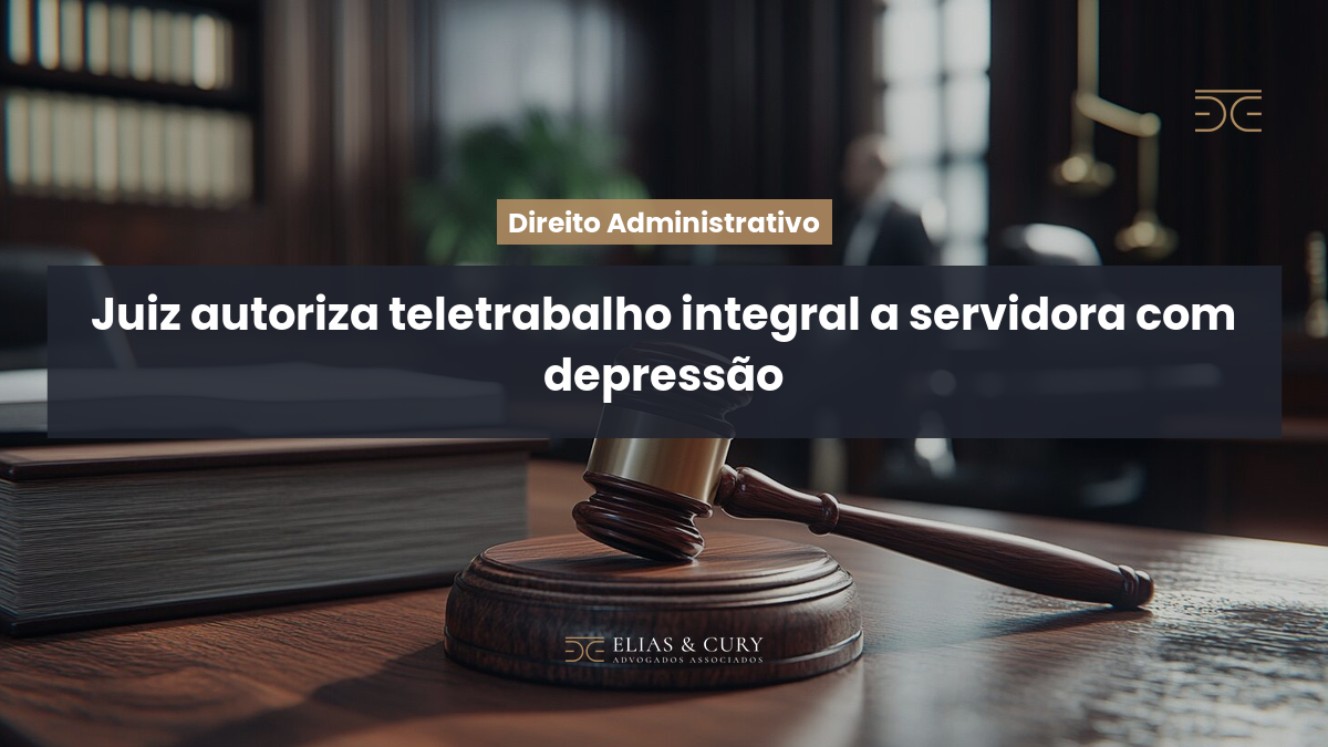 Juiz autoriza teletrabalho integral a servidora com depressão
