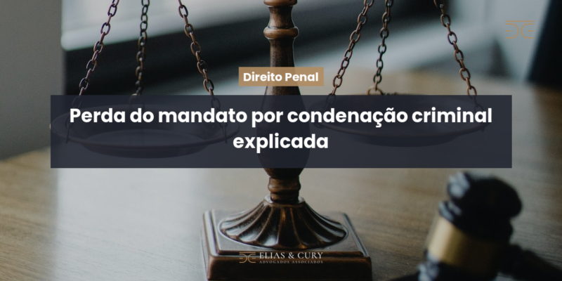 Perda do mandato por condenação criminal explicada
