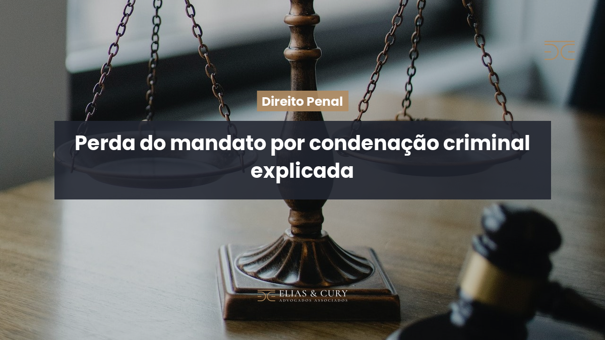 Perda do mandato por condenação criminal explicada