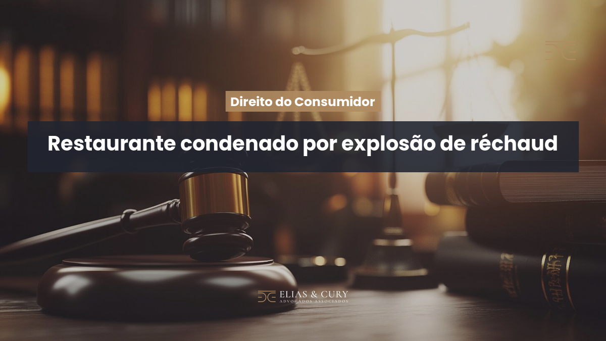Restaurante condenado por explosão de réchaud